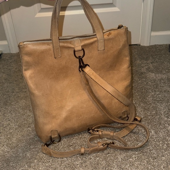Able Handbags - Able Leather Backpack Purse